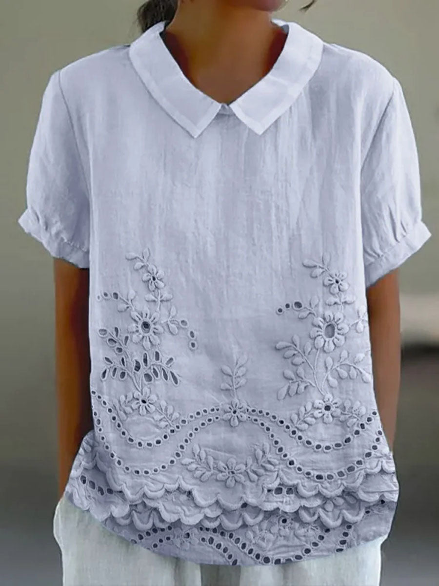 Sophie™ | Floral Embroidered Shirt