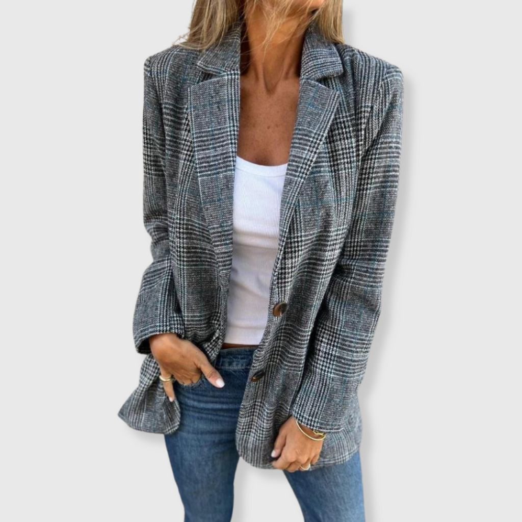 Brenda™ | Check Pattern Blazer