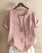 Isabella™ | Relaxed Button Top