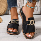 Mariya | Comfort Sandal With Wedge Sole