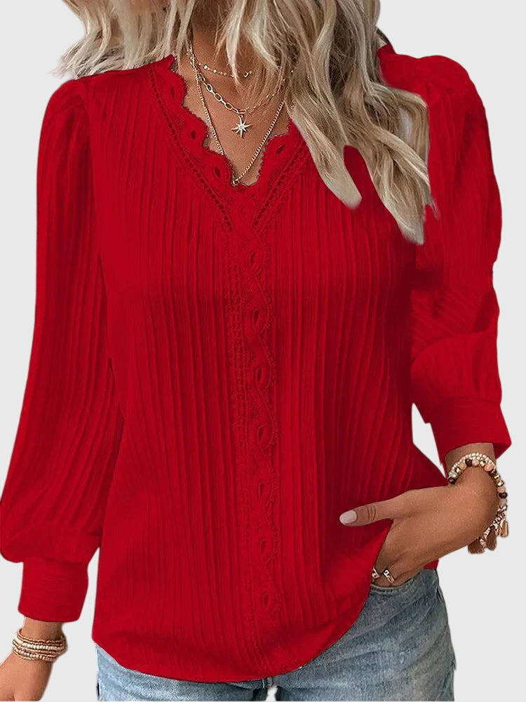 Megan™ | Pullover Blouse