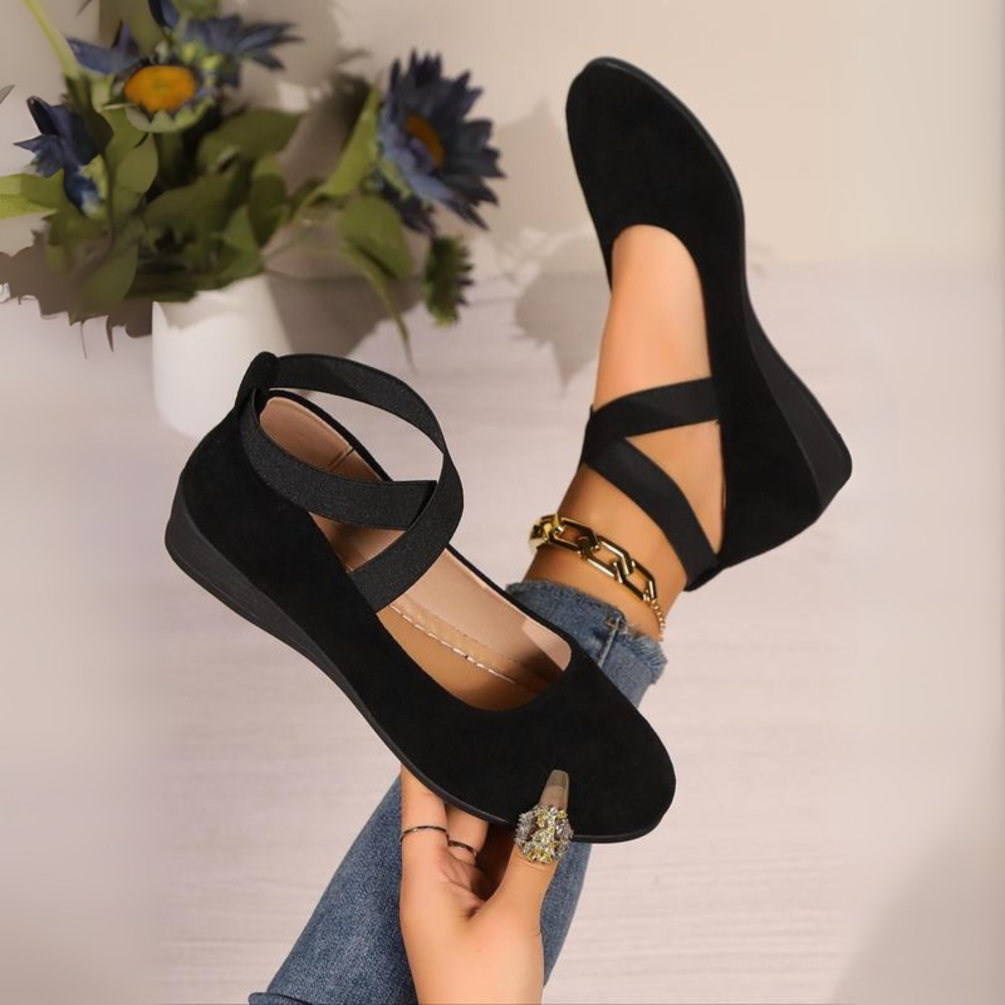Mia™ | Closed Wedge Ballerina Shoes