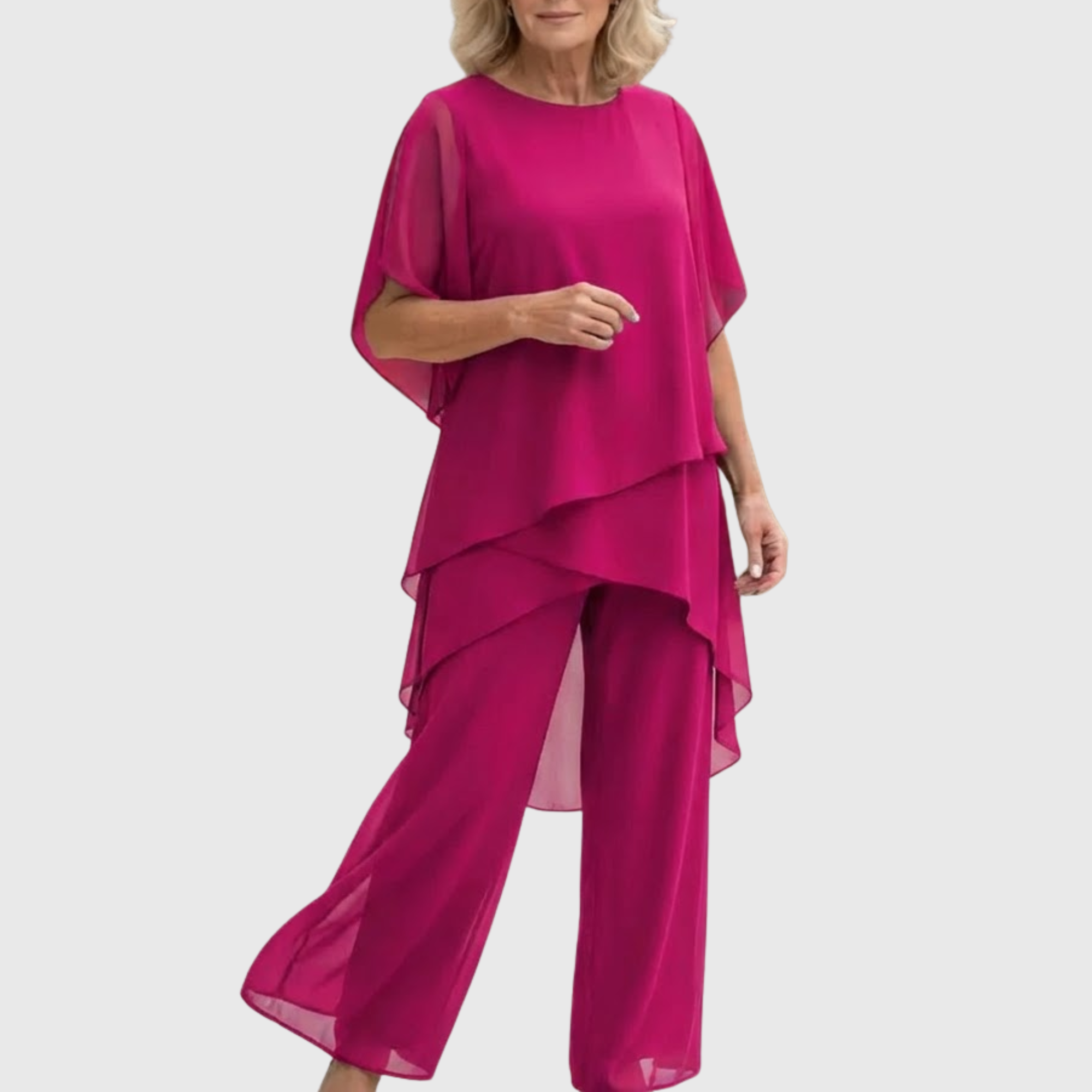 Linda™ | Draped Palazzo Pants