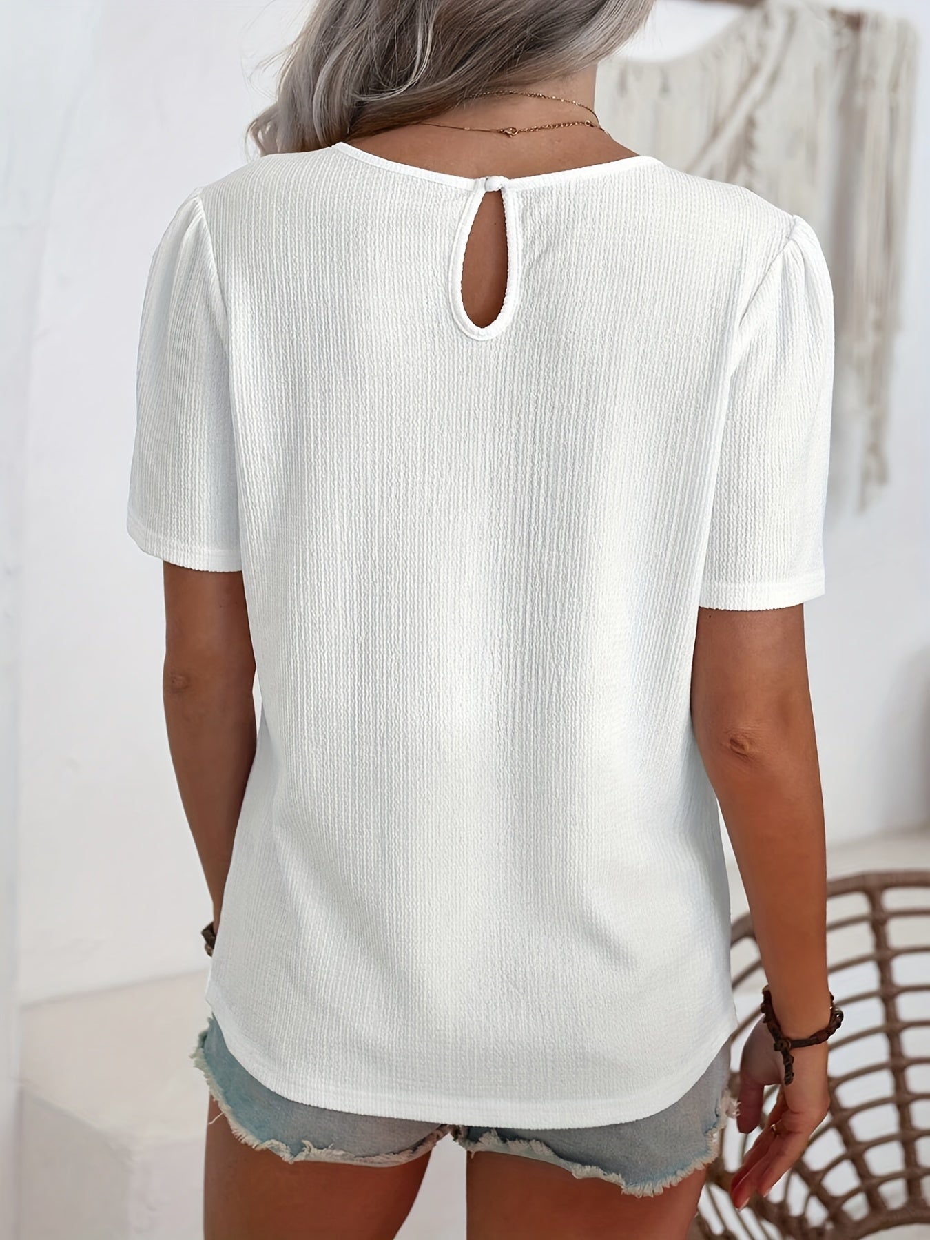 Chloe™ | Textured T-Shirt