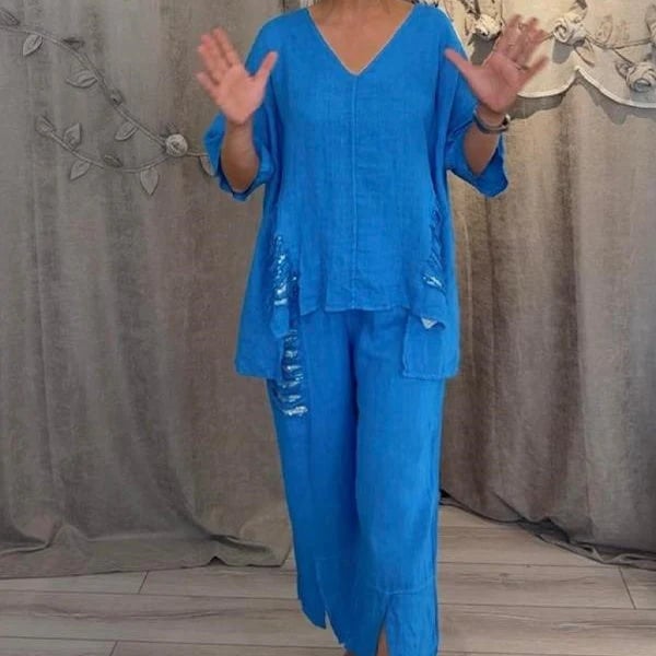 Isabella™ | V-Neck 2-Piece Set