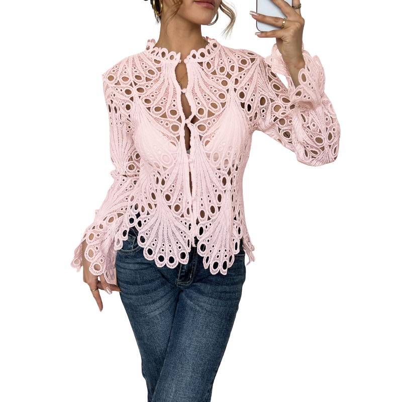 Isabella™ | Hollow Detail Blouse