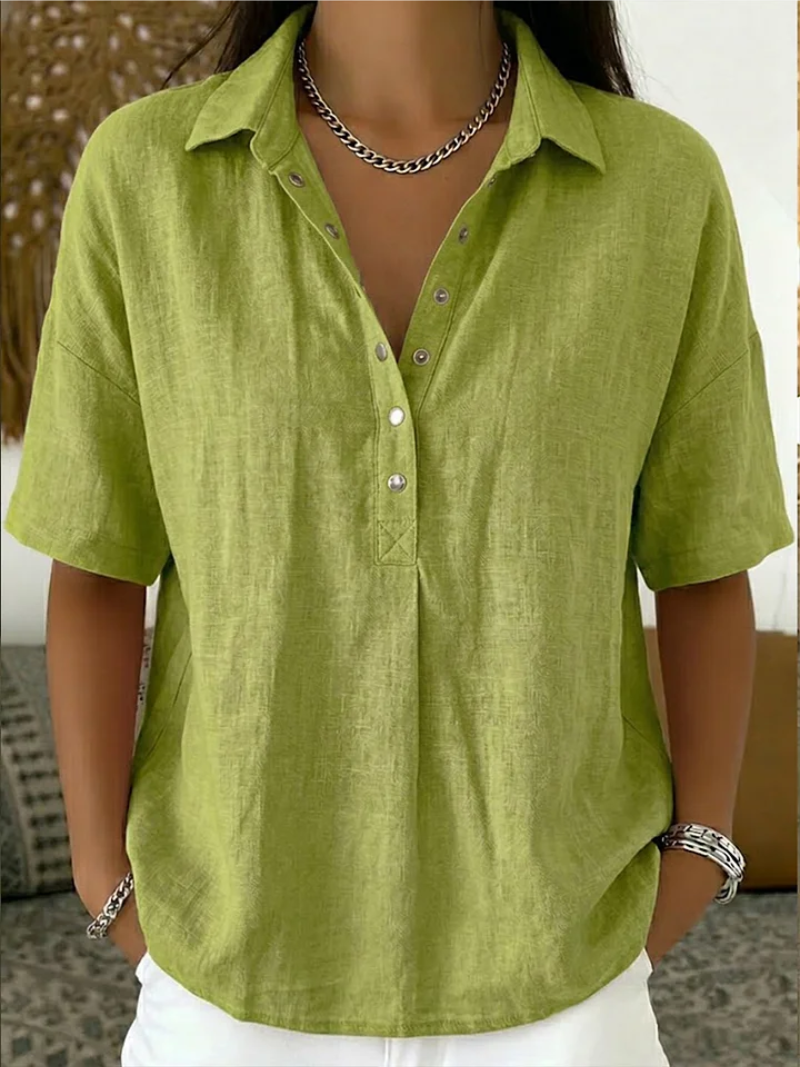 Madeline™ | Blouse With Collar And Button