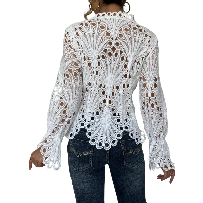 Isabella™ | Hollow Detail Blouse