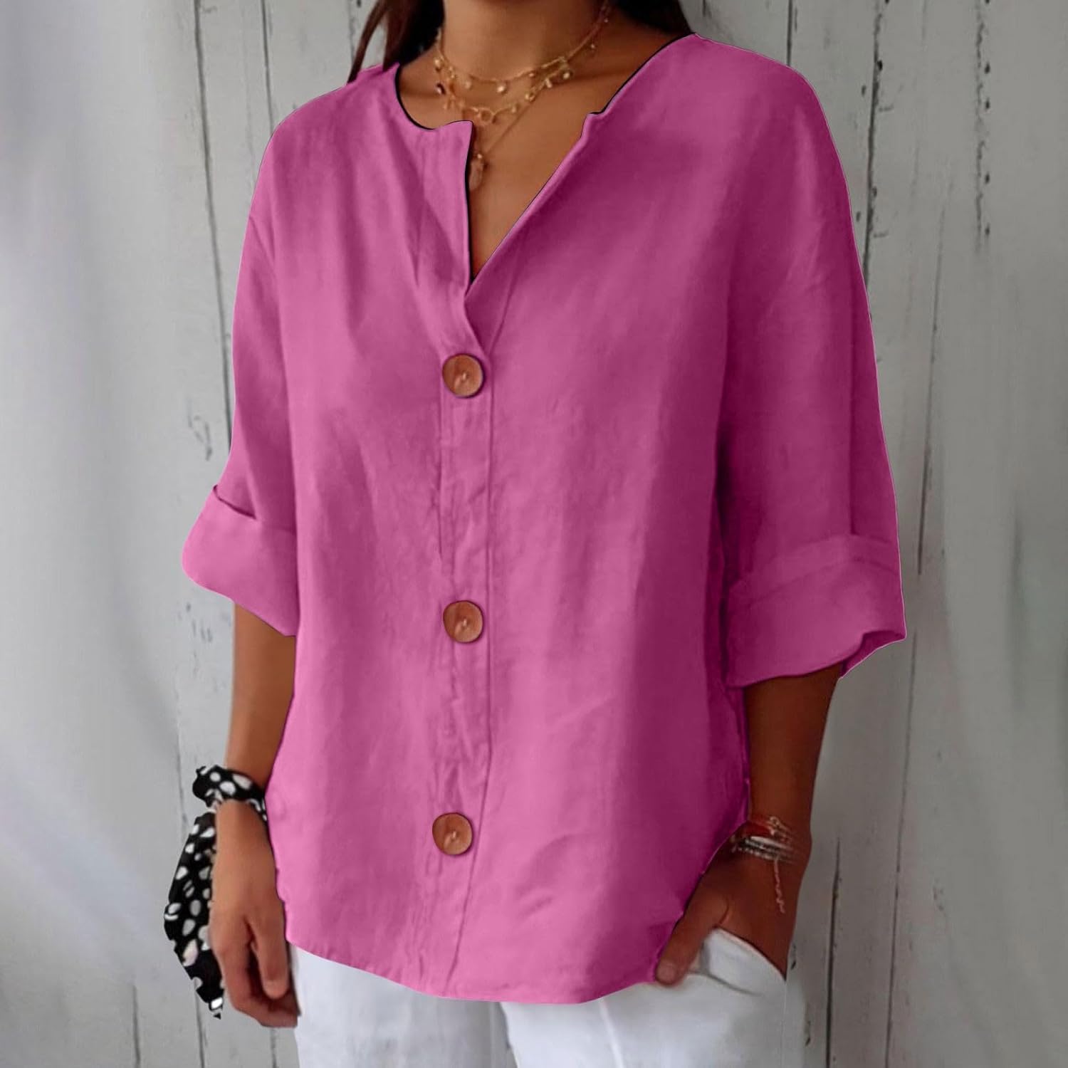 Hazel™ | Loose-fitting Blouse