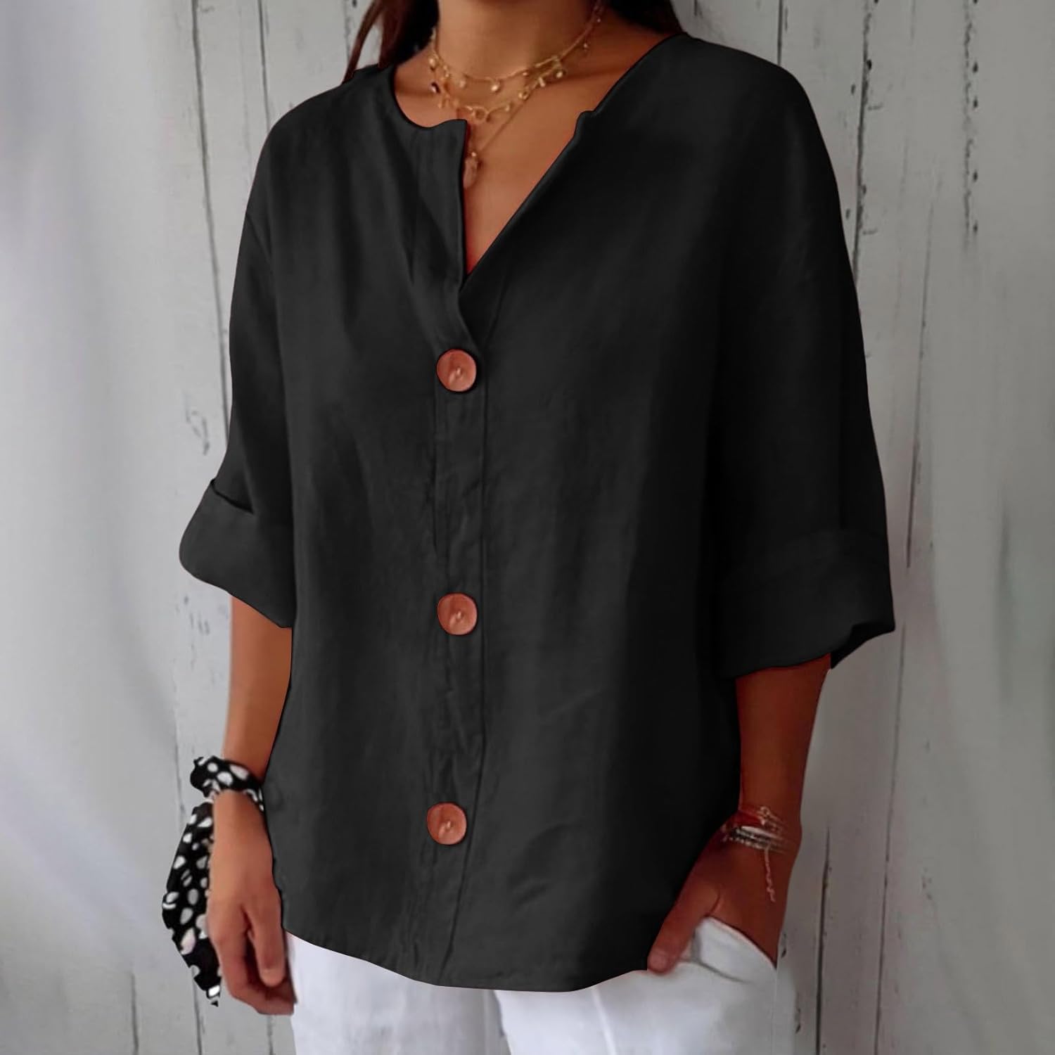 Hazel™ | Loose-fitting Blouse