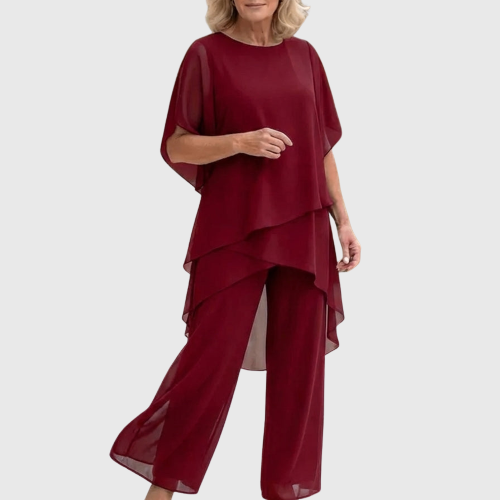 Linda™ | Draped Palazzo Pants