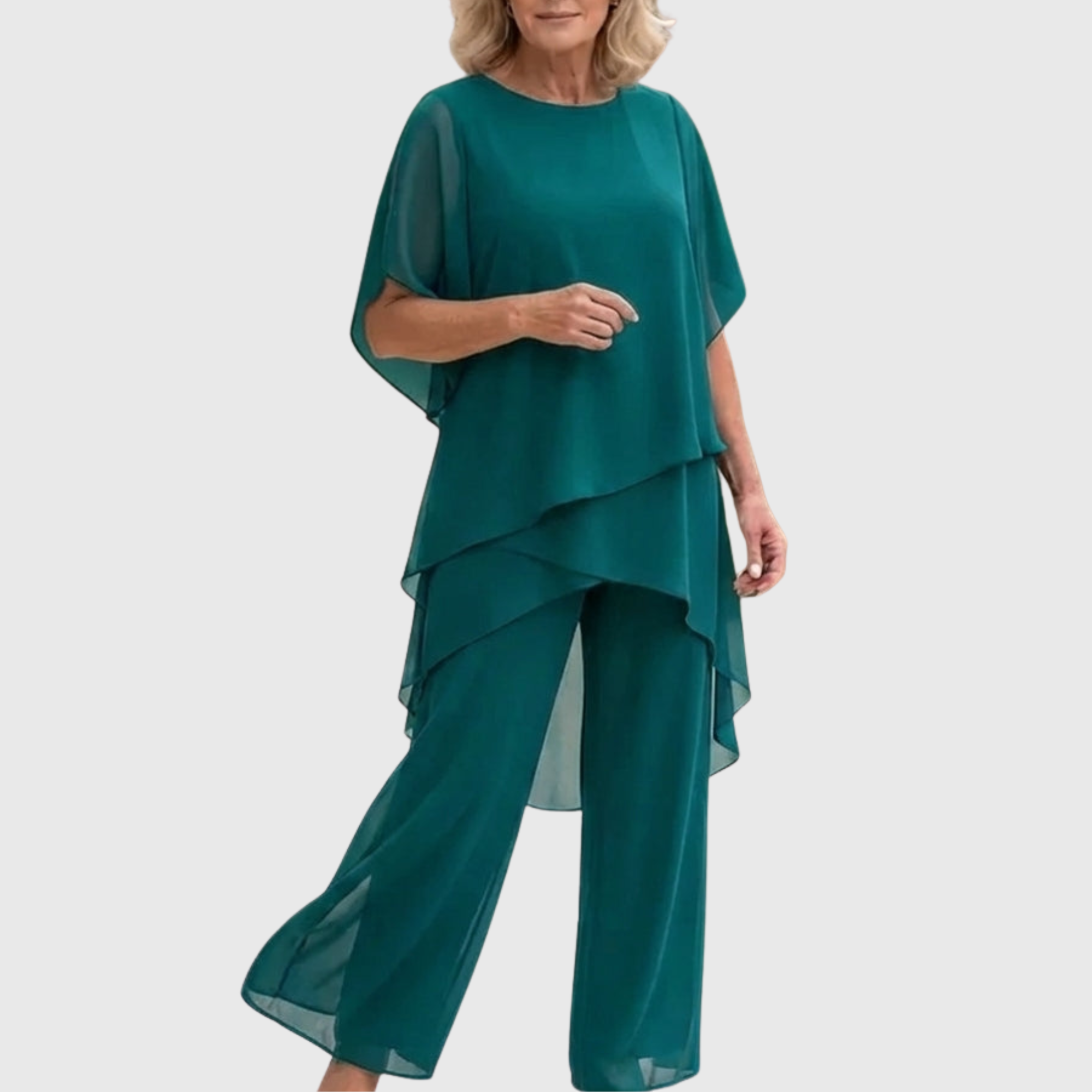 Linda™ | Draped Palazzo Pants