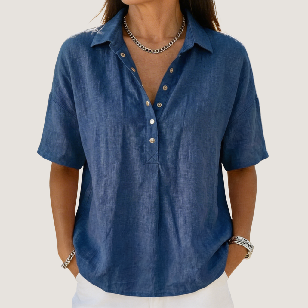 Madeline™ | Blouse With Collar And Button