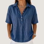 Madeline™ | Blouse With Collar And Button