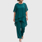 Linda™ | Draped Palazzo Pants