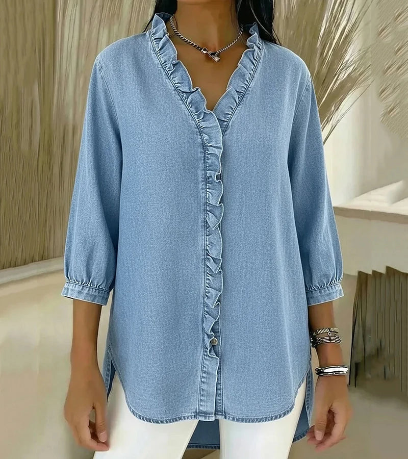 Lillian™ | Denim Blouse