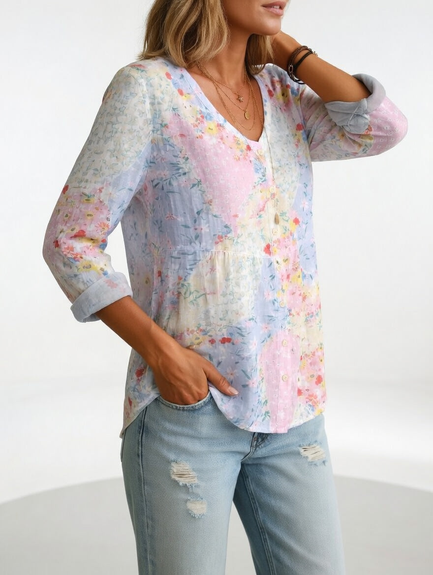 Maréline™ | Floral Blouse