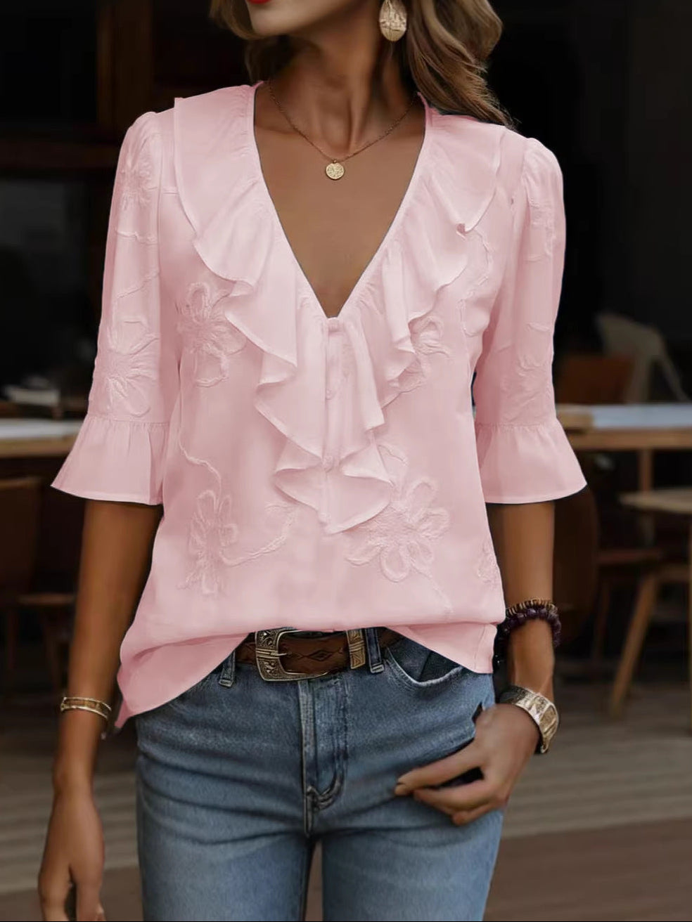Isaline™ | Ruffled Blouse