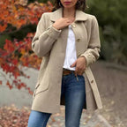 Isabella™ | Classic Button-Down Coat