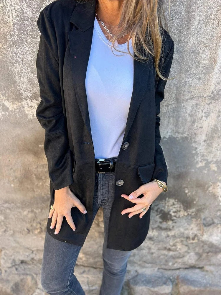 Maribelle™ | Long Suede Coat