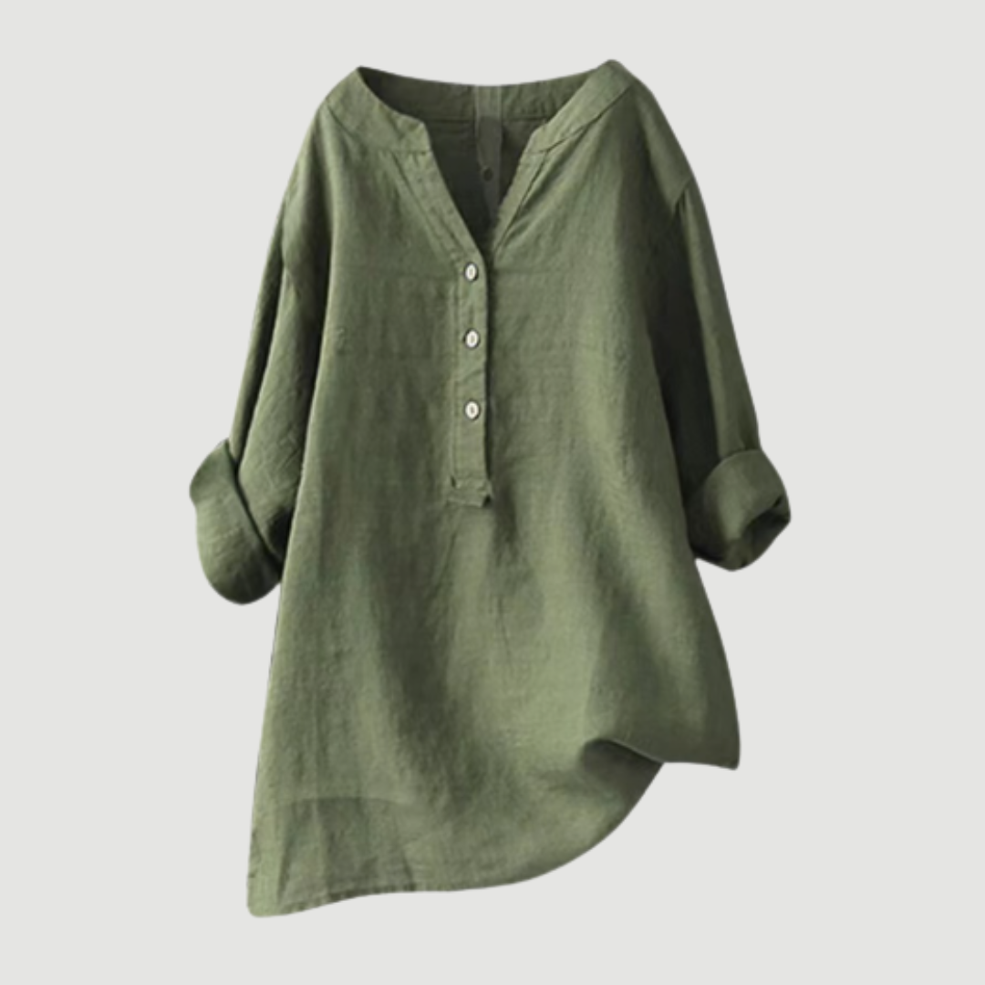 Freja™ | Comfortable Button-Up Shirt