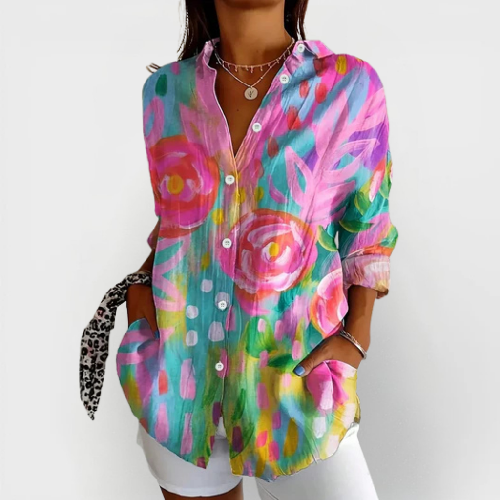 Lila™ | Colorful Pattern Blouse