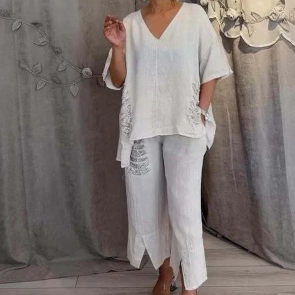 Isabella™ | V-Neck 2-Piece Set