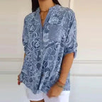 Coralie™ | Refined Printed Blouse
