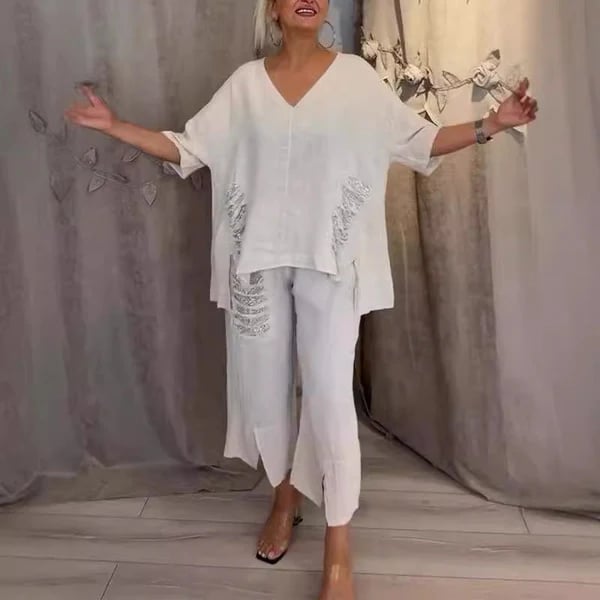 Isabella™ | V-Neck 2-Piece Set