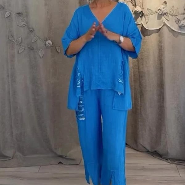 Isabella™ | V-Neck 2-Piece Set