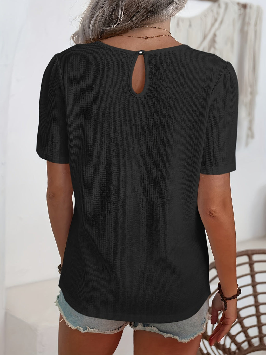 Chloe™ | Textured T-Shirt