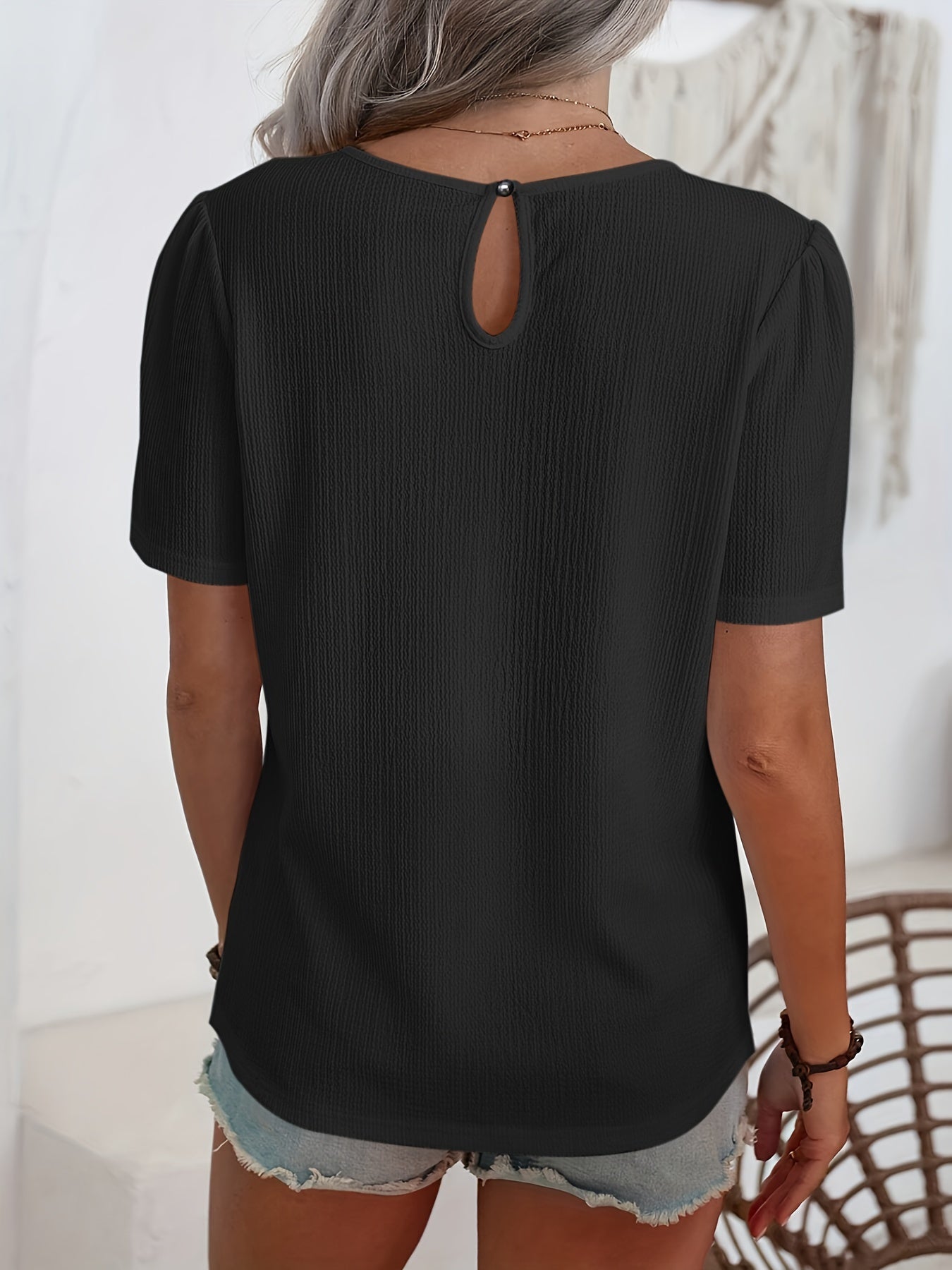 Chloe™ | Textured T-Shirt