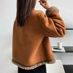 Rachel™ | Buttoned Sheepskin Jacket