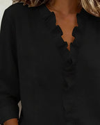 Rachel™ | Ruffled V-Neck Blouse