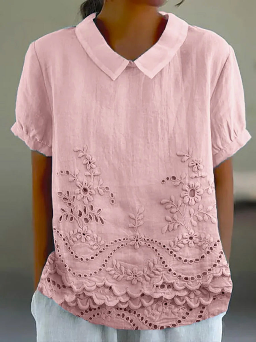 Sophie™ | Floral Embroidered Shirt