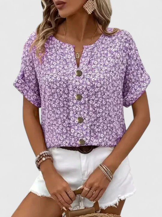 Lila™ | Floral Summer Top