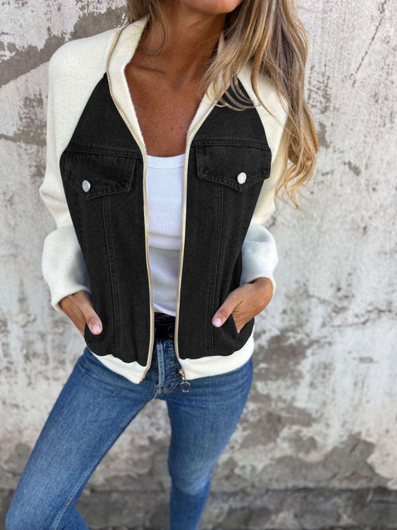 Zoe™ | Denim Hooded Jacket