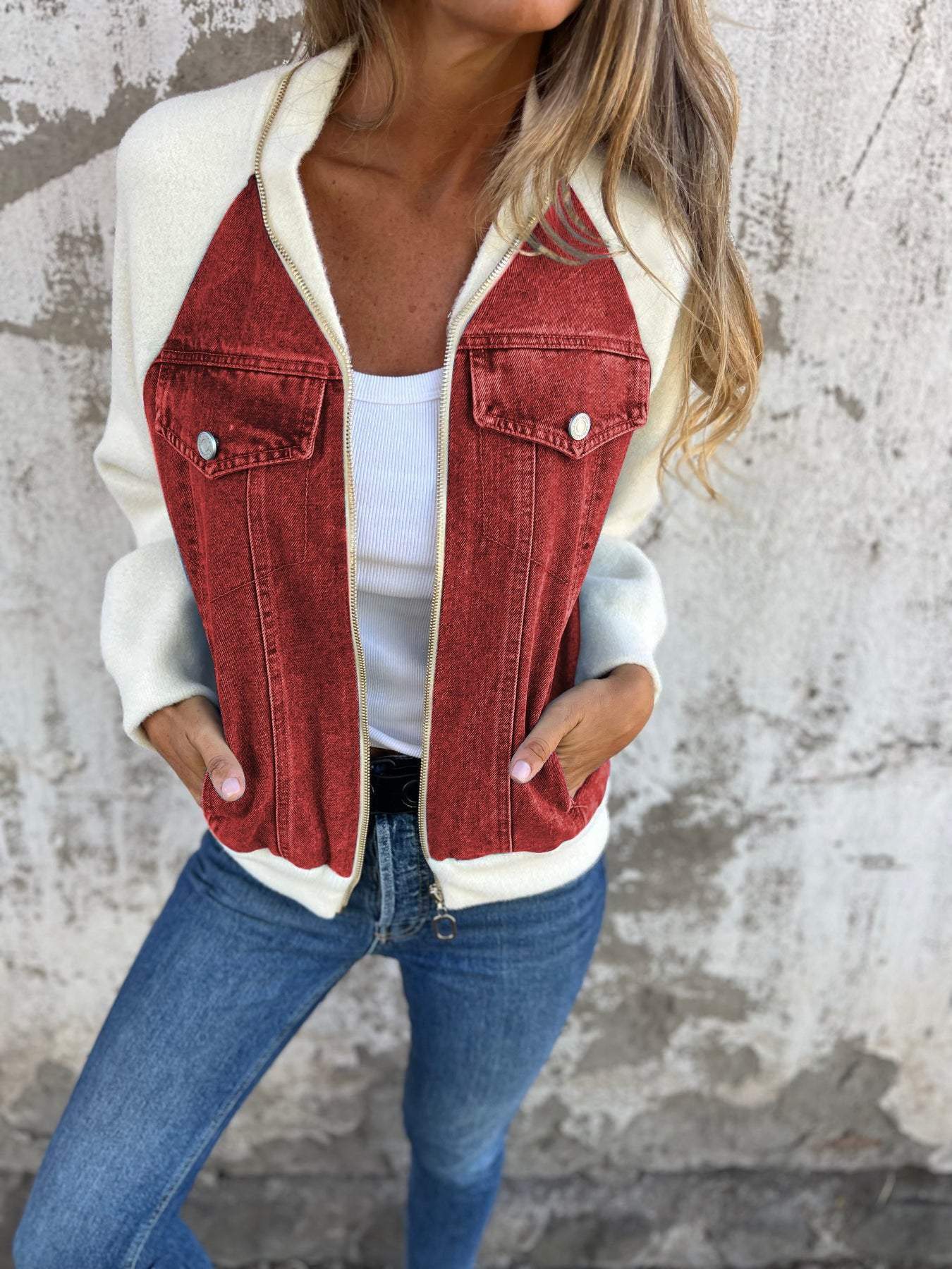 Zoe™ | Denim Hooded Jacket