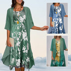Lila™ | Two Piece Floral Chiffon Dress Set