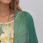 Lila™ | Two Piece Floral Chiffon Dress Set