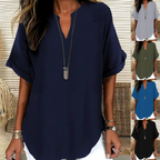 Lena™ | Lightweight V-Neck Top