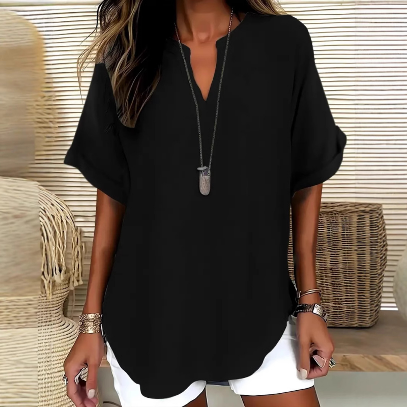 Lena™ | Lightweight V-Neck Top